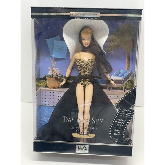 Barbie Other - BARBIE DAY IN THE SUN HOLLYWOOD MOVIE STAR COLLECTION 2000 NEW IN BOX SWIM SUIT